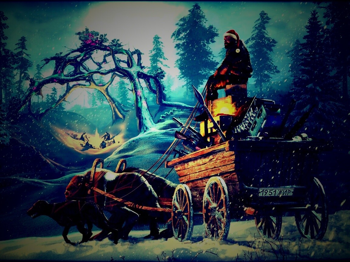 Новогодний Сталкер обои