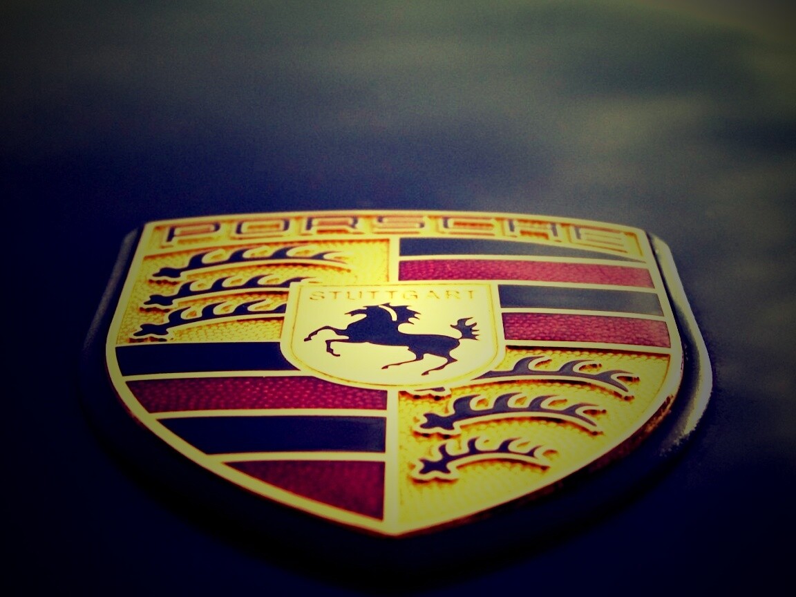 Логотип порше обои