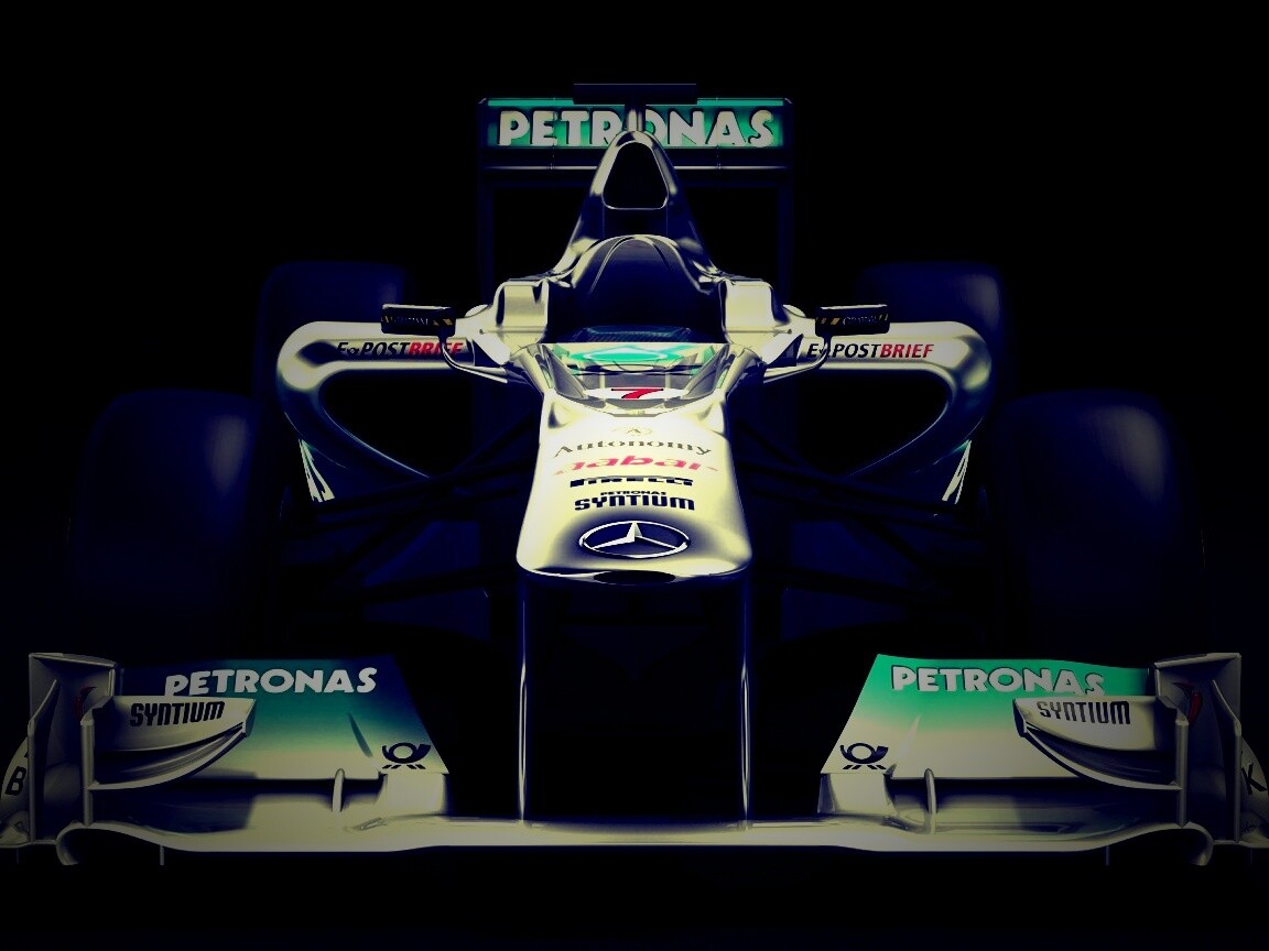 Болид Мерседес обои