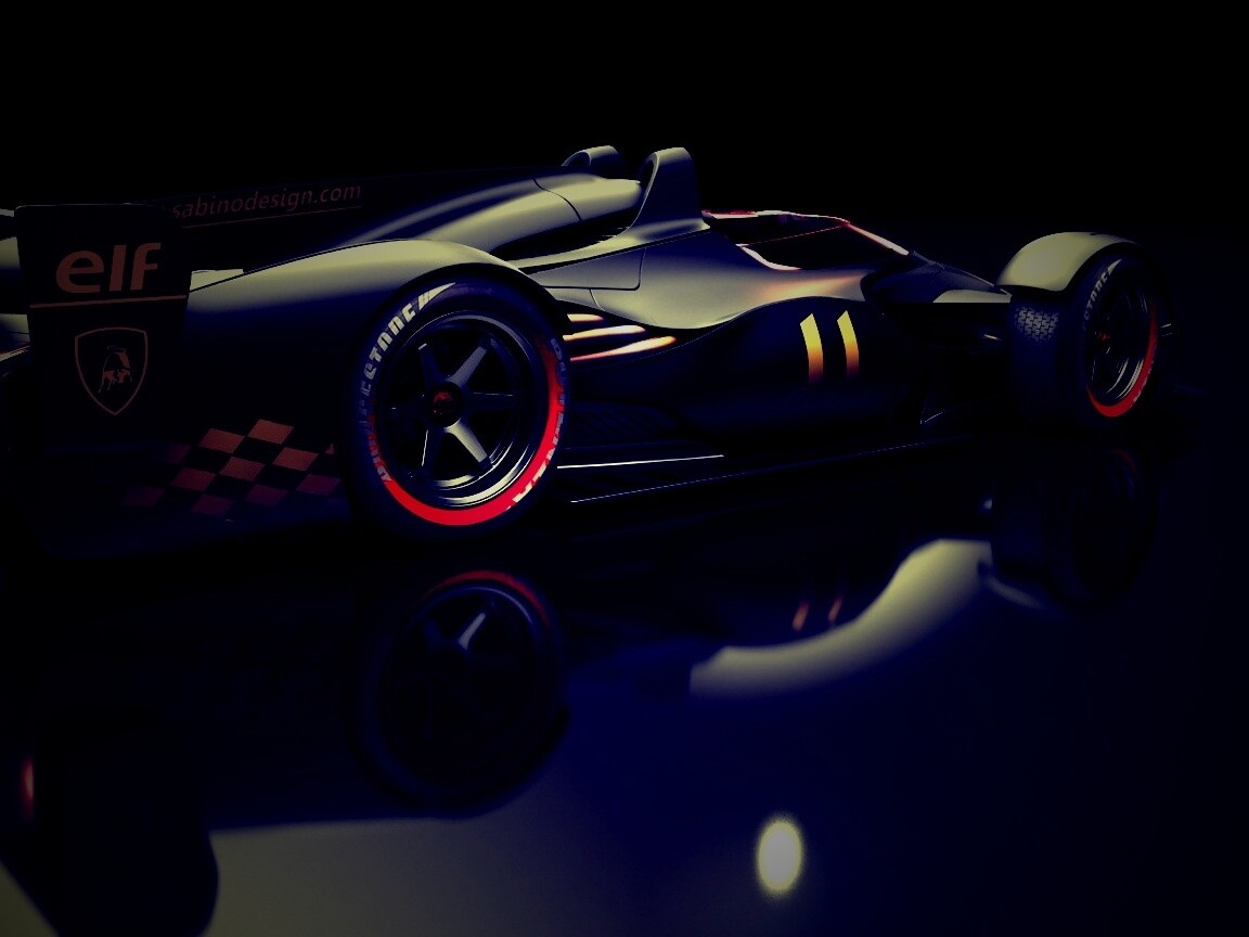 Болид Lamborghini обои