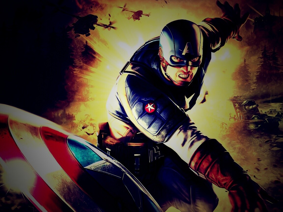 Капитан Америка обои