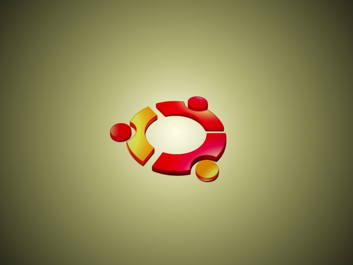 Официальный логотип Убунту обои