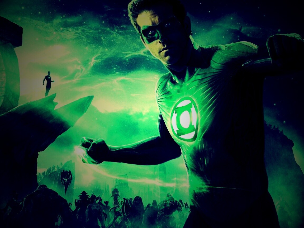 Зелёный фонарь обои