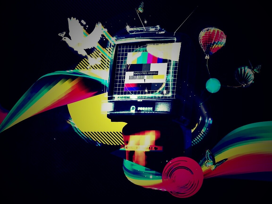 На телевизионной волне обои