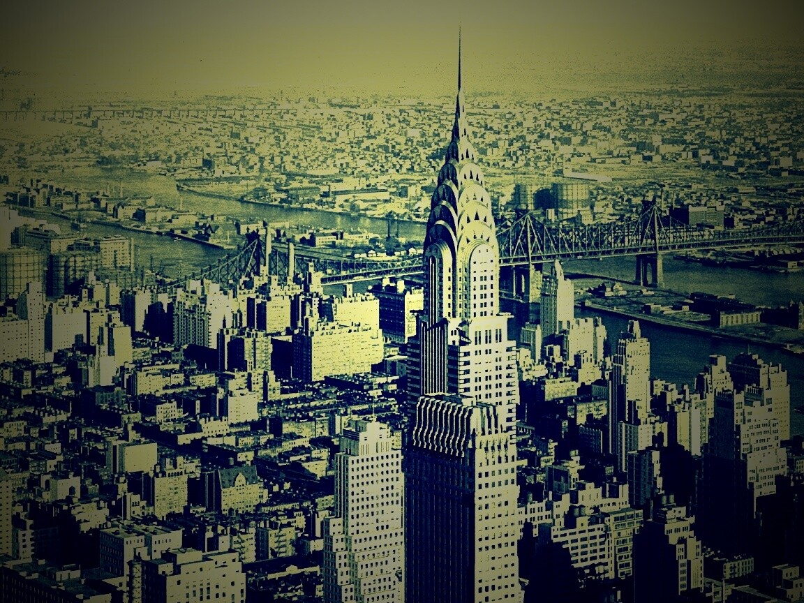 Панорама Нью-Йорка обои