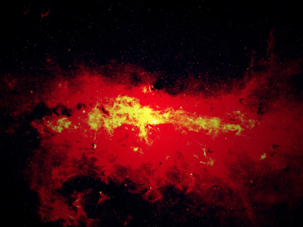 Кроваво-красная бездна обои