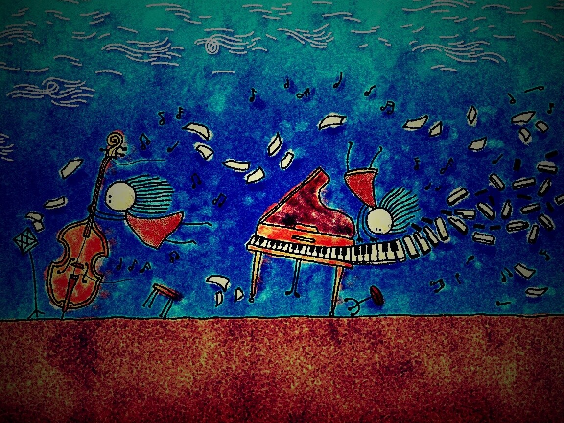 Воздушная инструментальная музыка обои