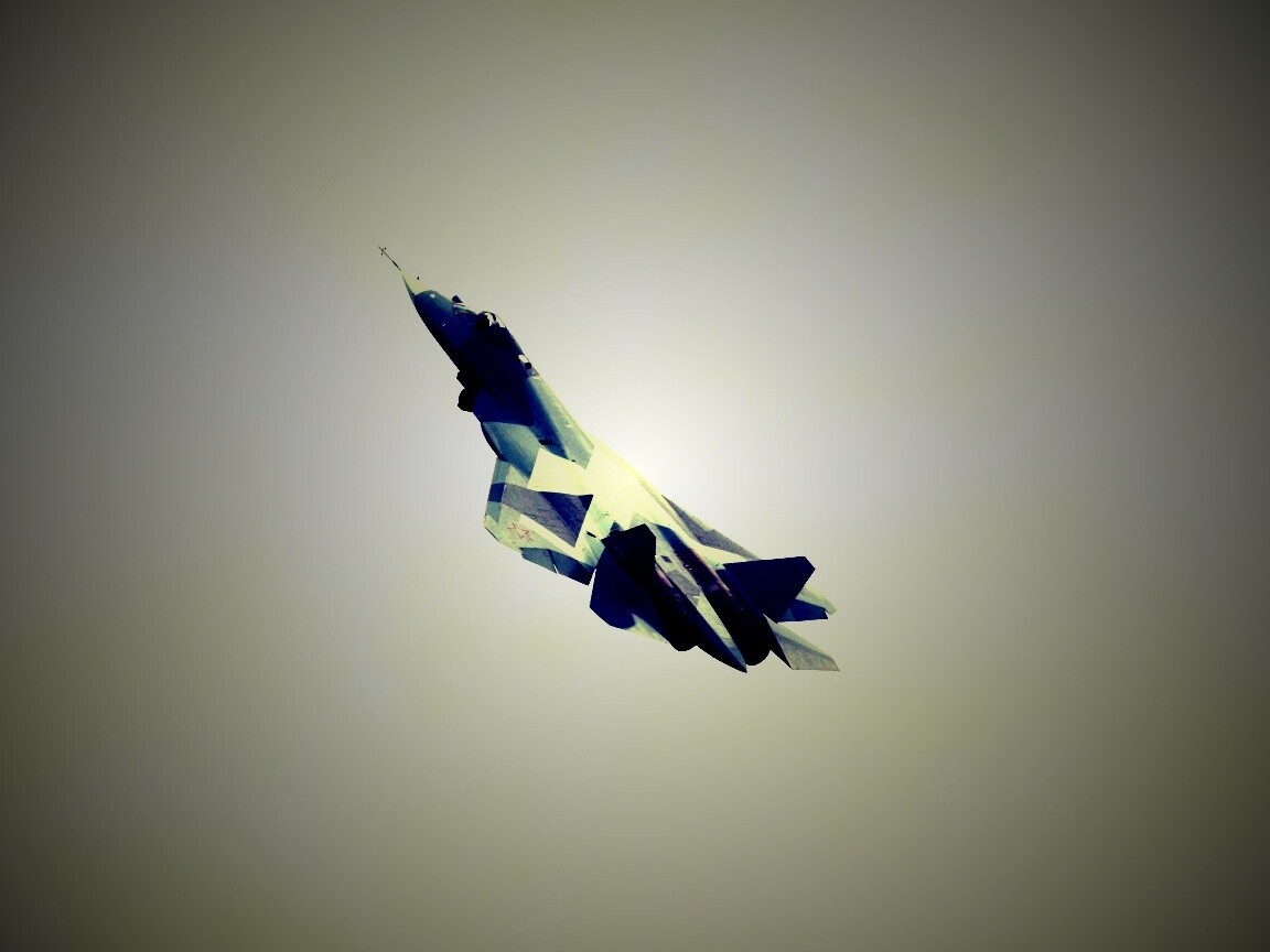 Истребитель взмывает вверх обои