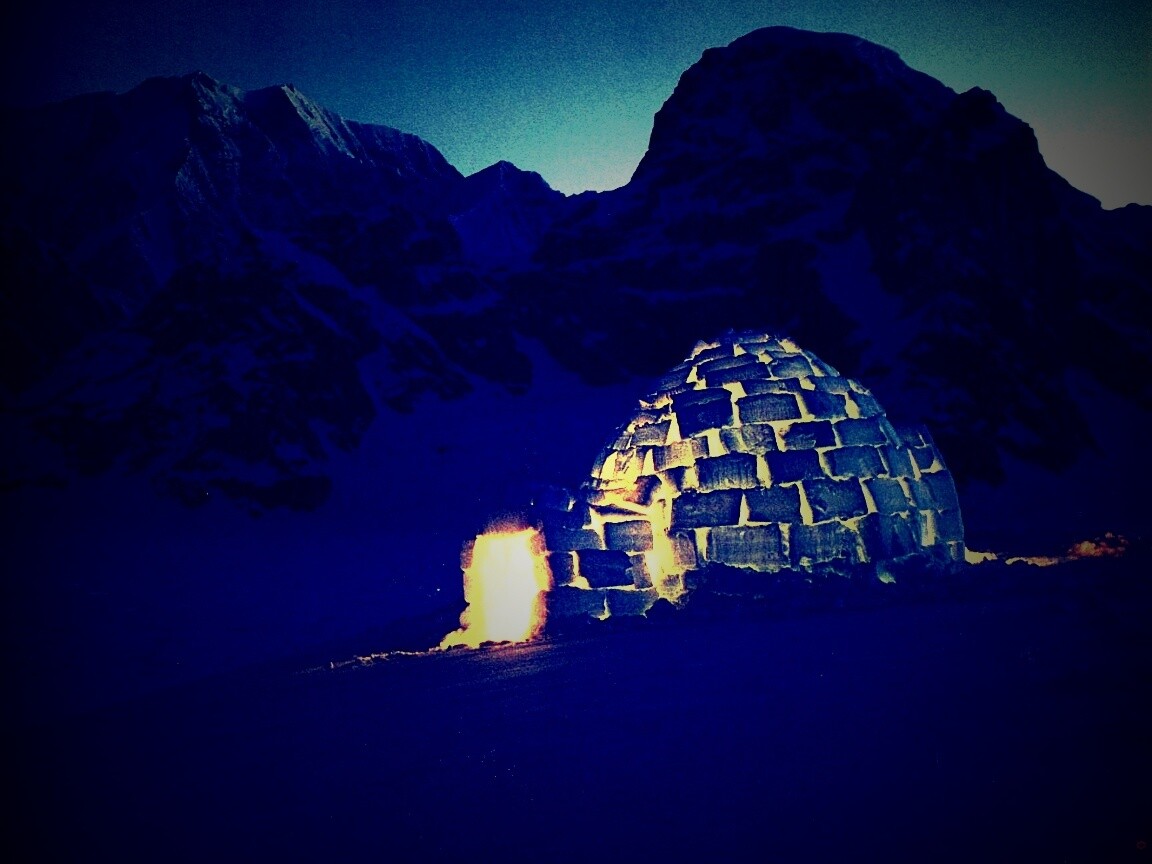 Иглу изо льда обои