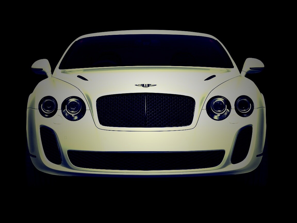 Белый Бентли Континентал обои