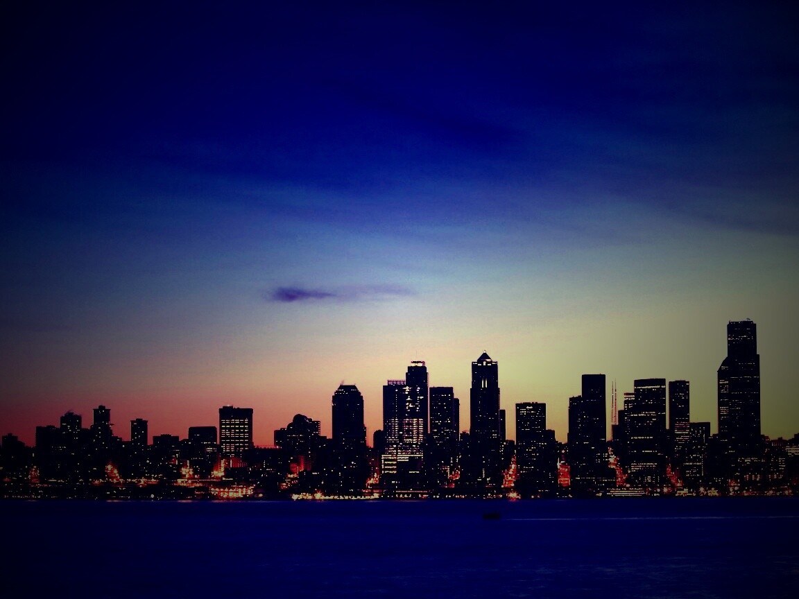Пейзаж Сиэтла обои