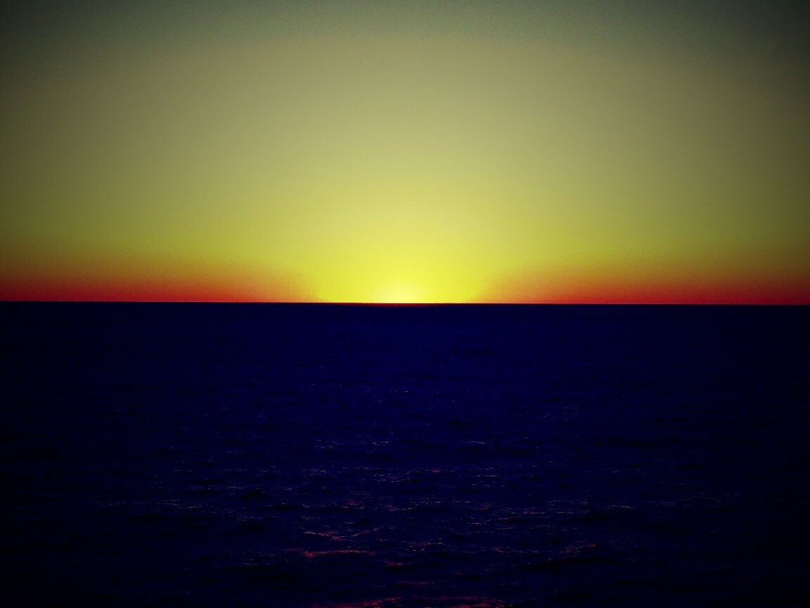 Морской закат обои