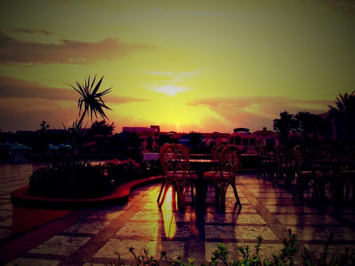 Закат в Хургаде обои