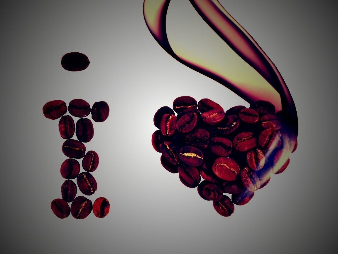 I love кофе обои