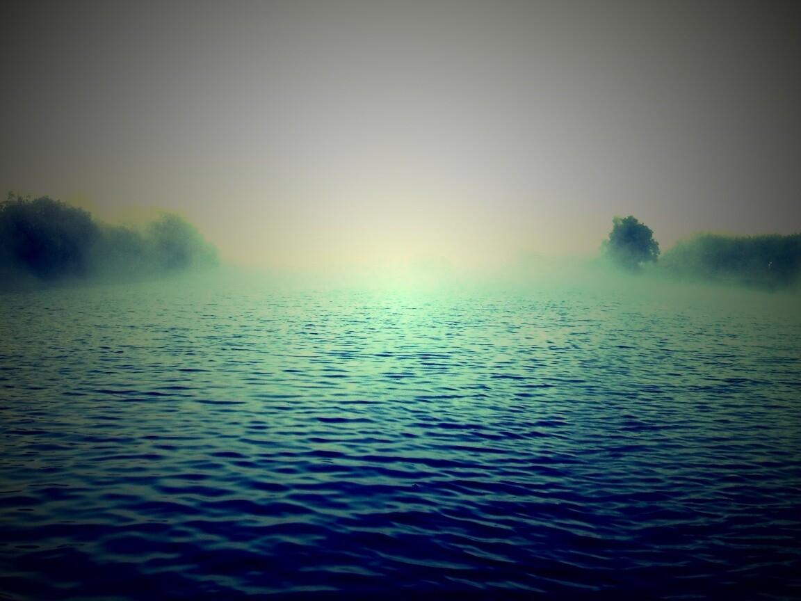 Речной туман обои