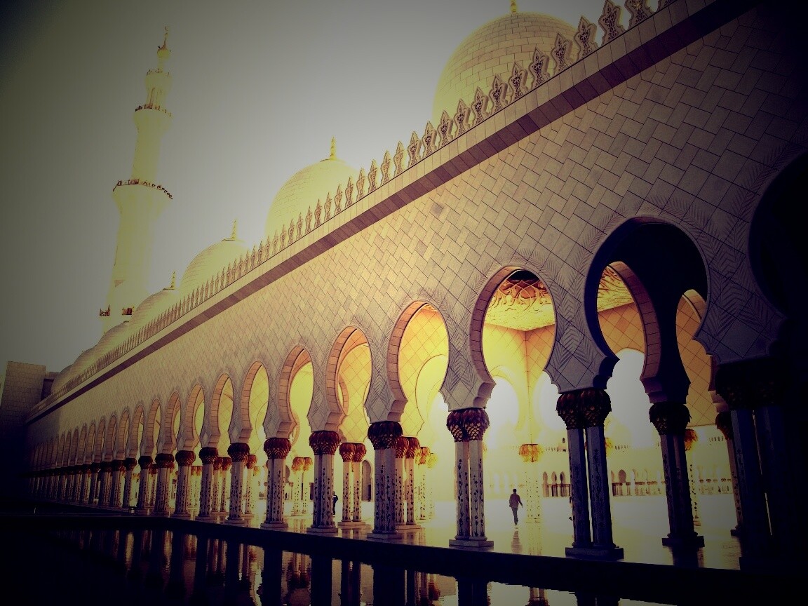 Мечеть шейха в Абу-Даби обои