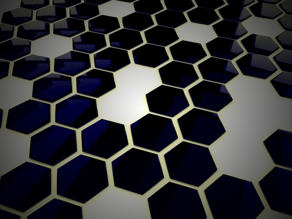 Мозаика из шестигранников обои