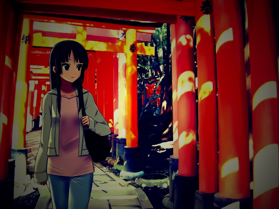 Акияма Мио обои