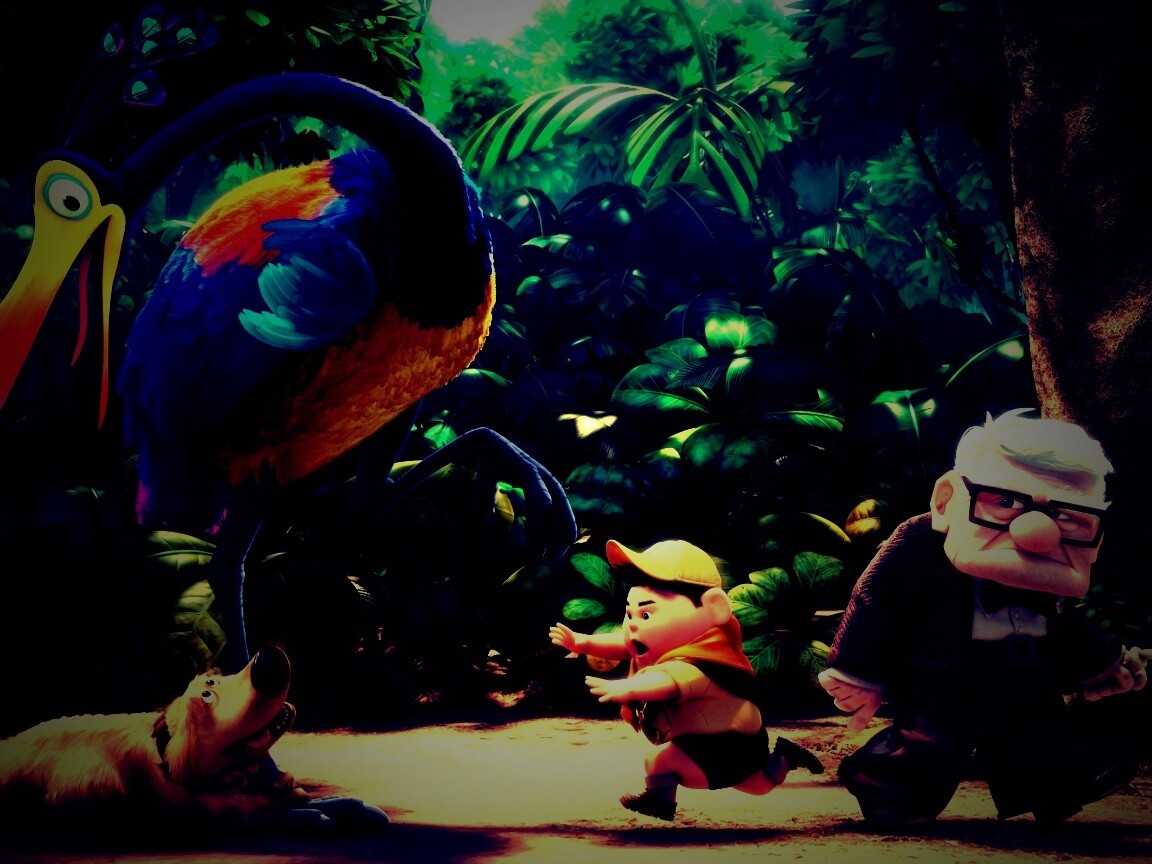 Герои мульфильма "Вверх" обои