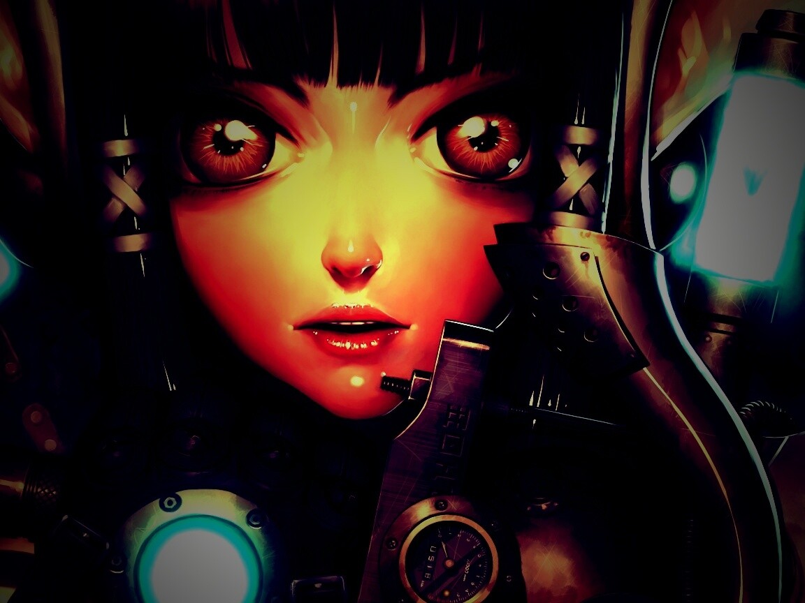 Технологичная лоли обои