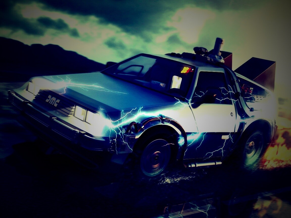 Машина времени обои