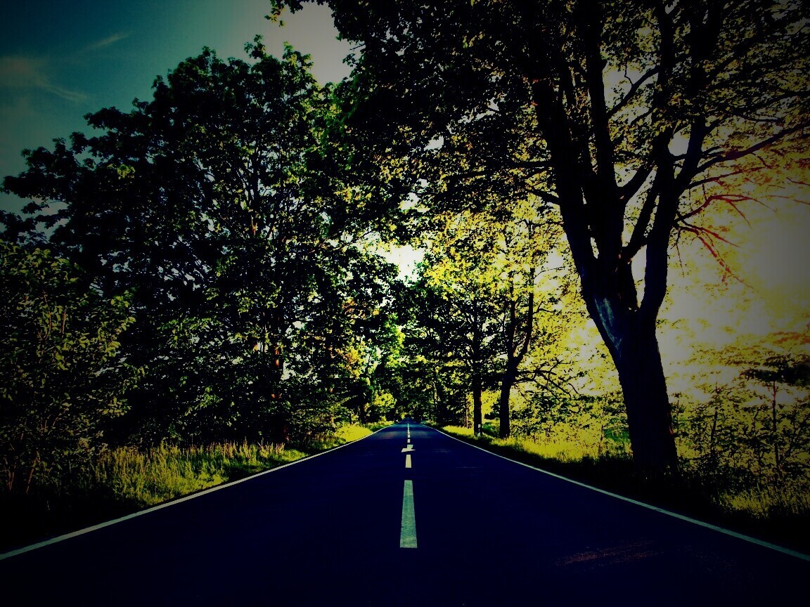 Прямая дорога обои