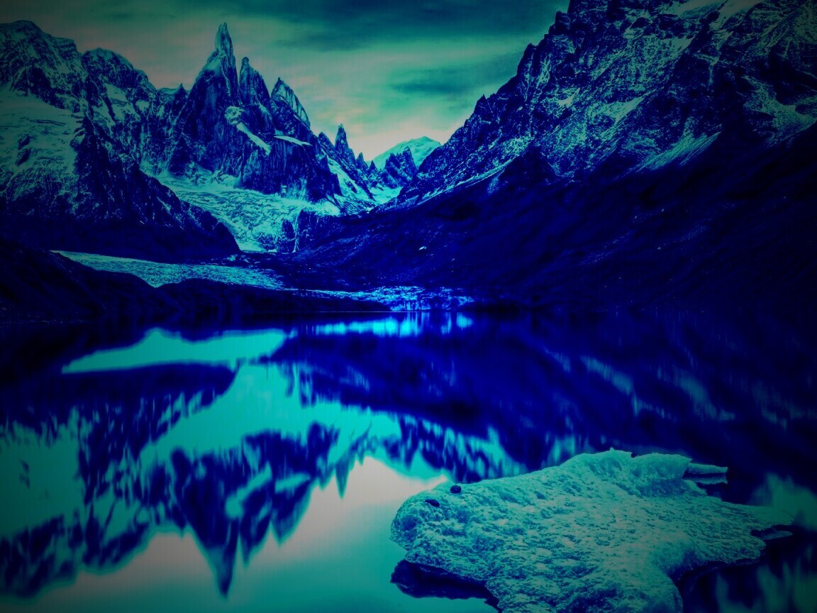 Горное озеро обои