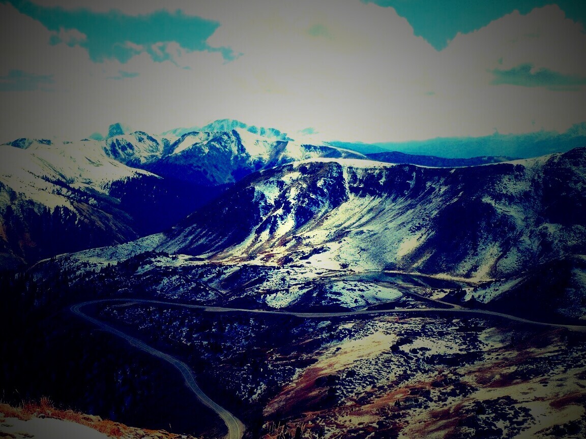 Горная дорога обои