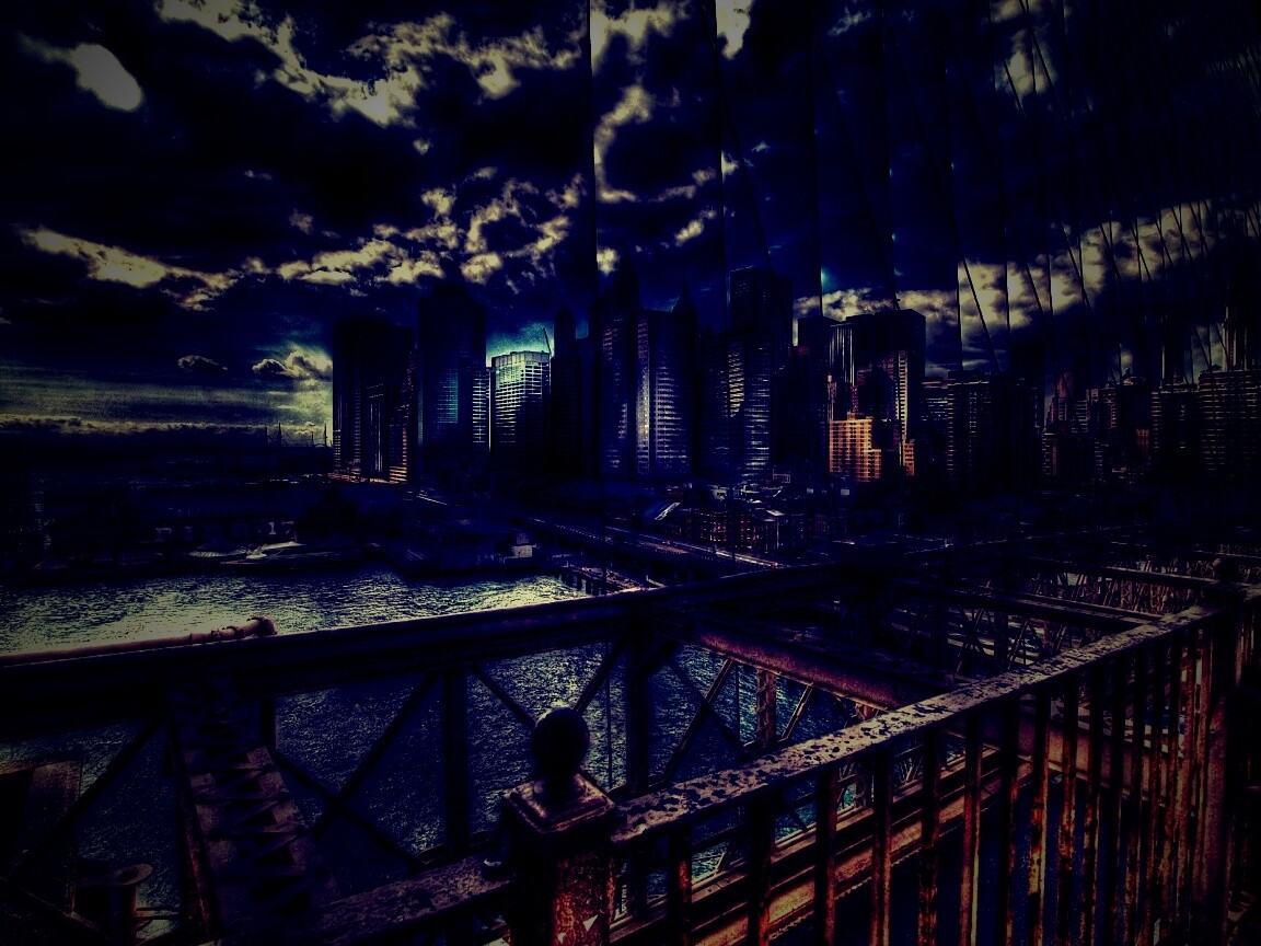 Вид с моста обои