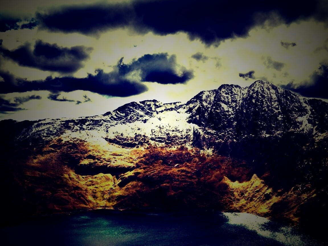 Вид на горы обои