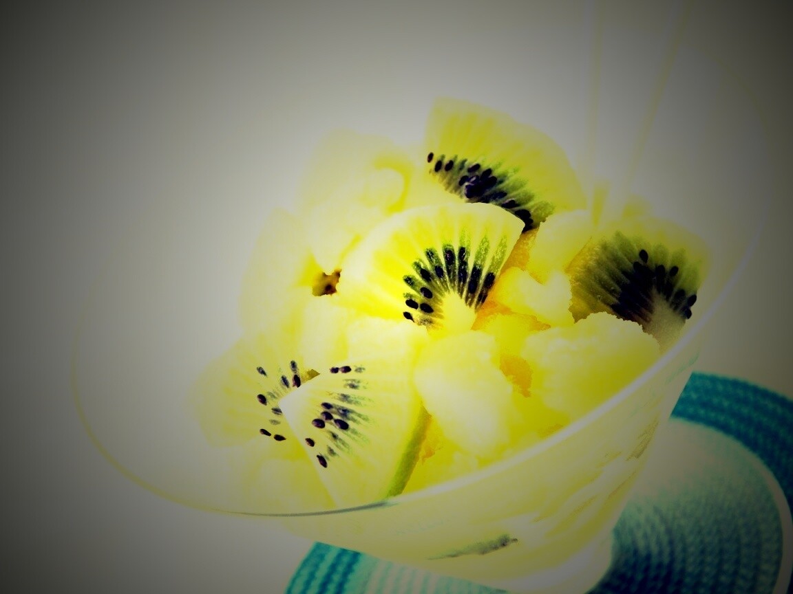 Мороженое с киви обои