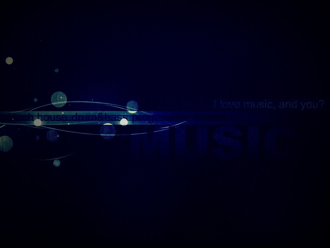 Я люблю музыку, а ты? обои