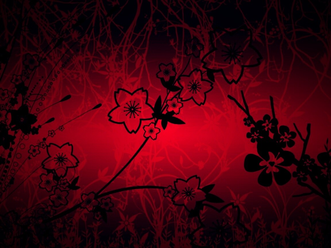 Цветы в векторе обои