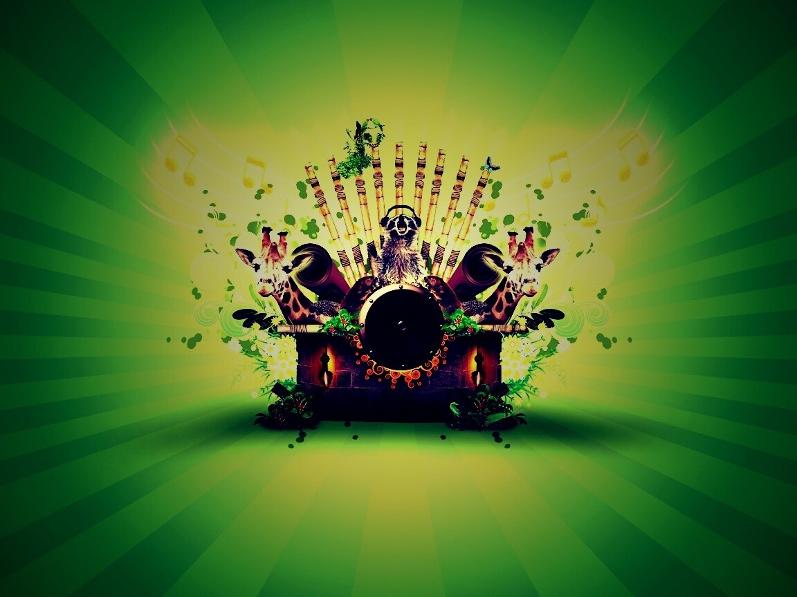 Музыка джунглей обои