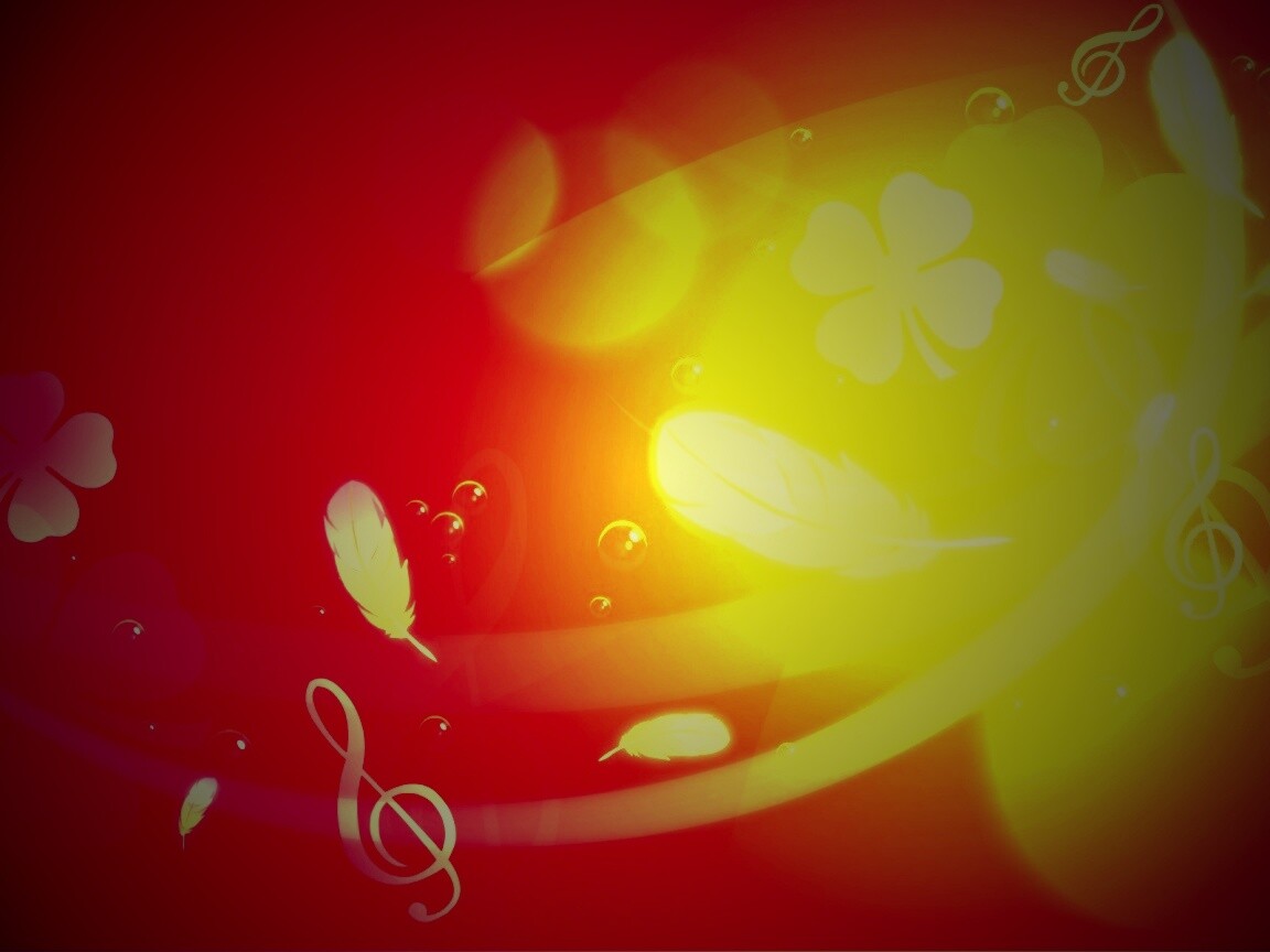 Тёплая энергия света обои