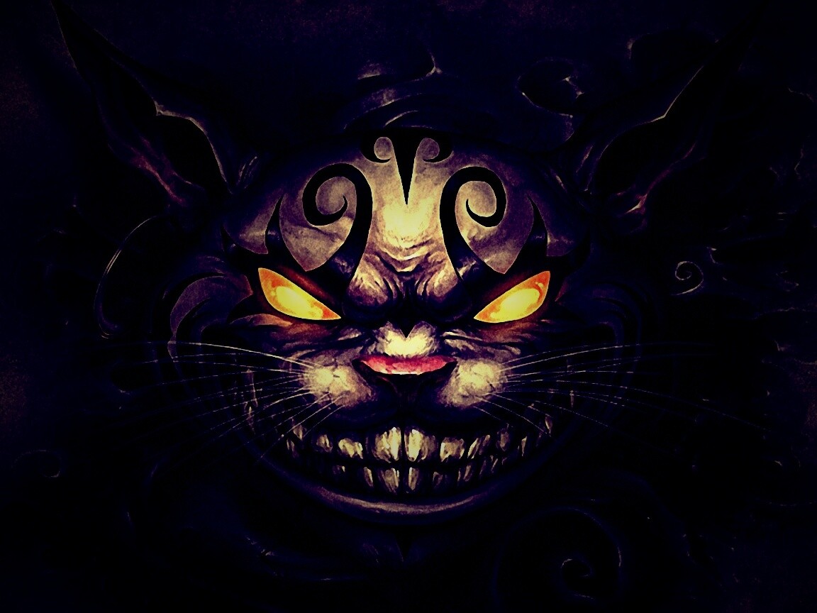 Чеширский кот American MacGee обои