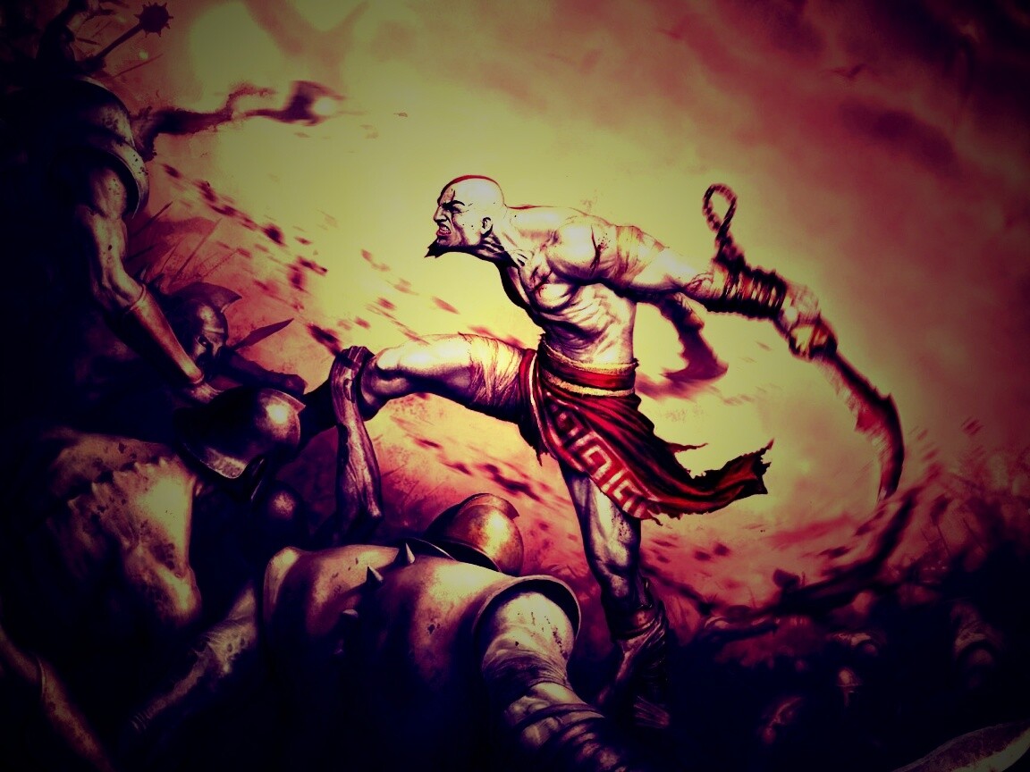 Бог войны обои