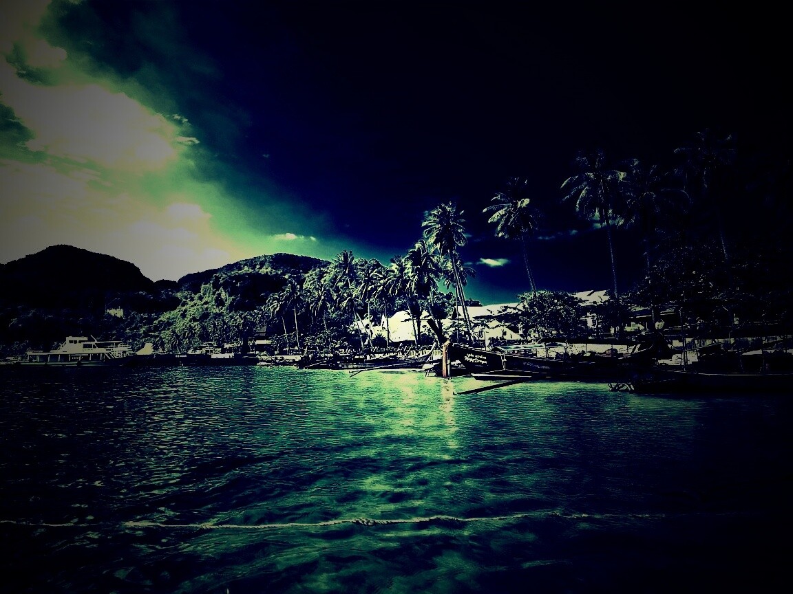 Призрачный пляж обои