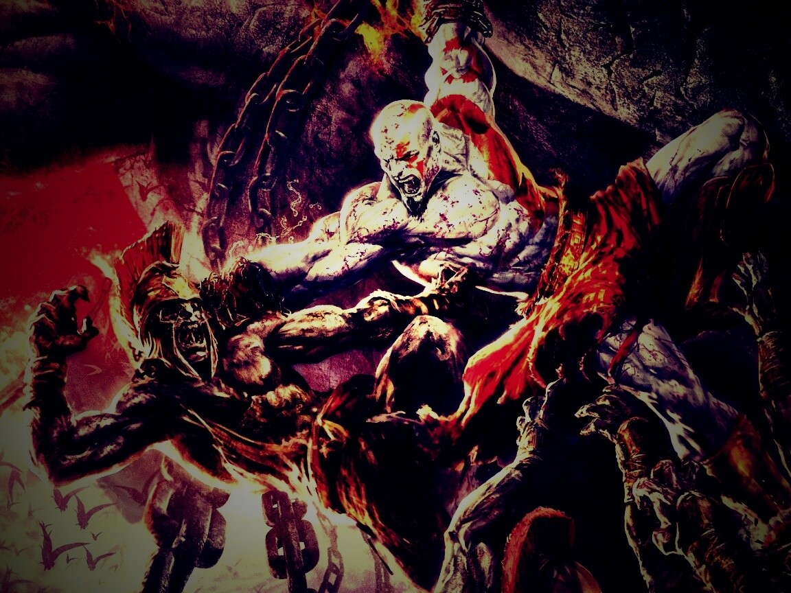 Бог войны обои