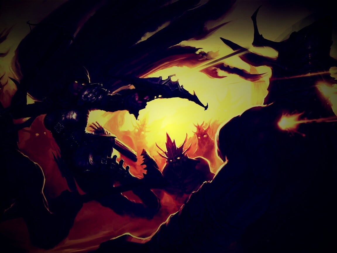 Охотник на демонов из Diablo 3 обои