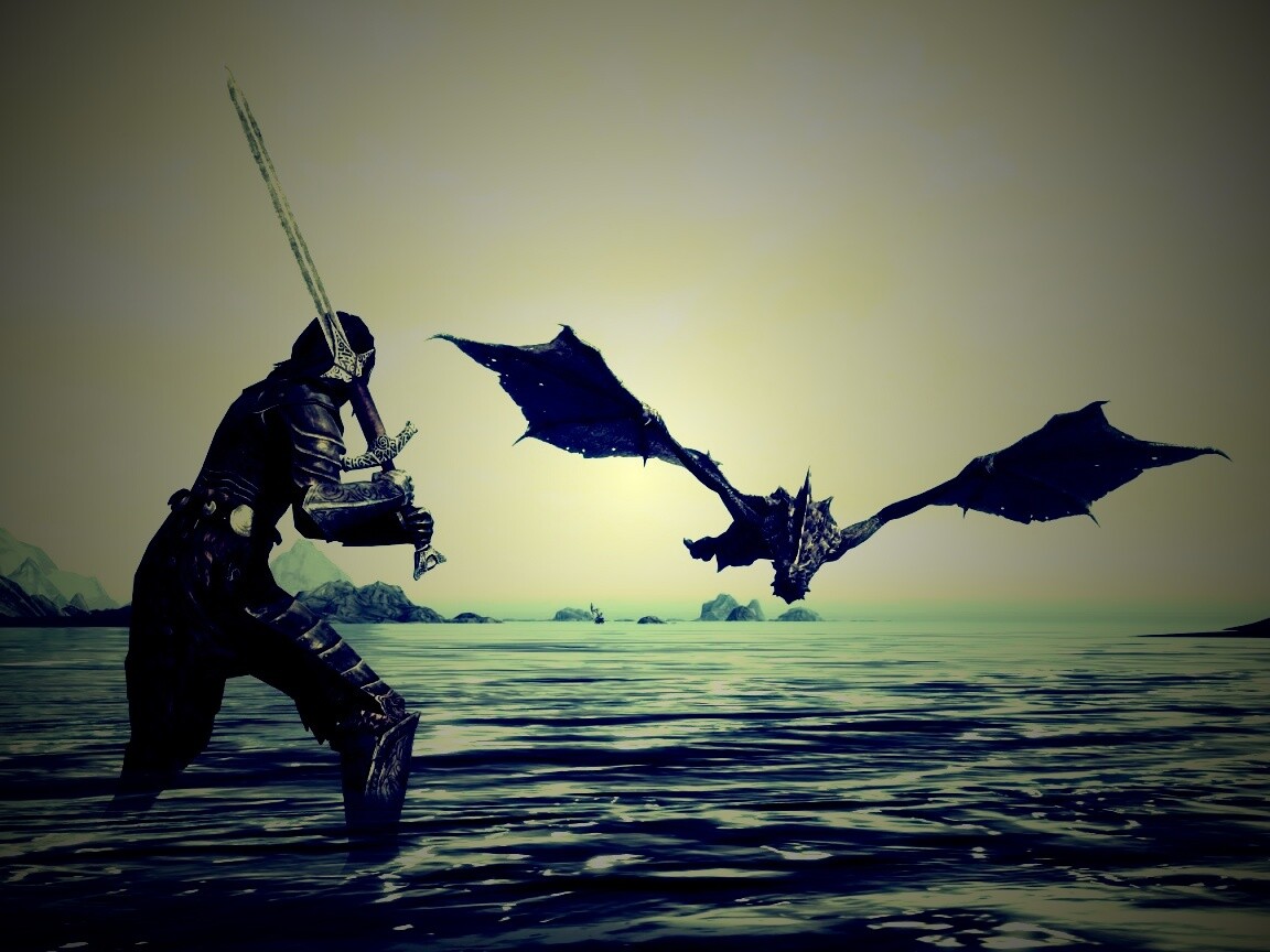 Дым над водой обои