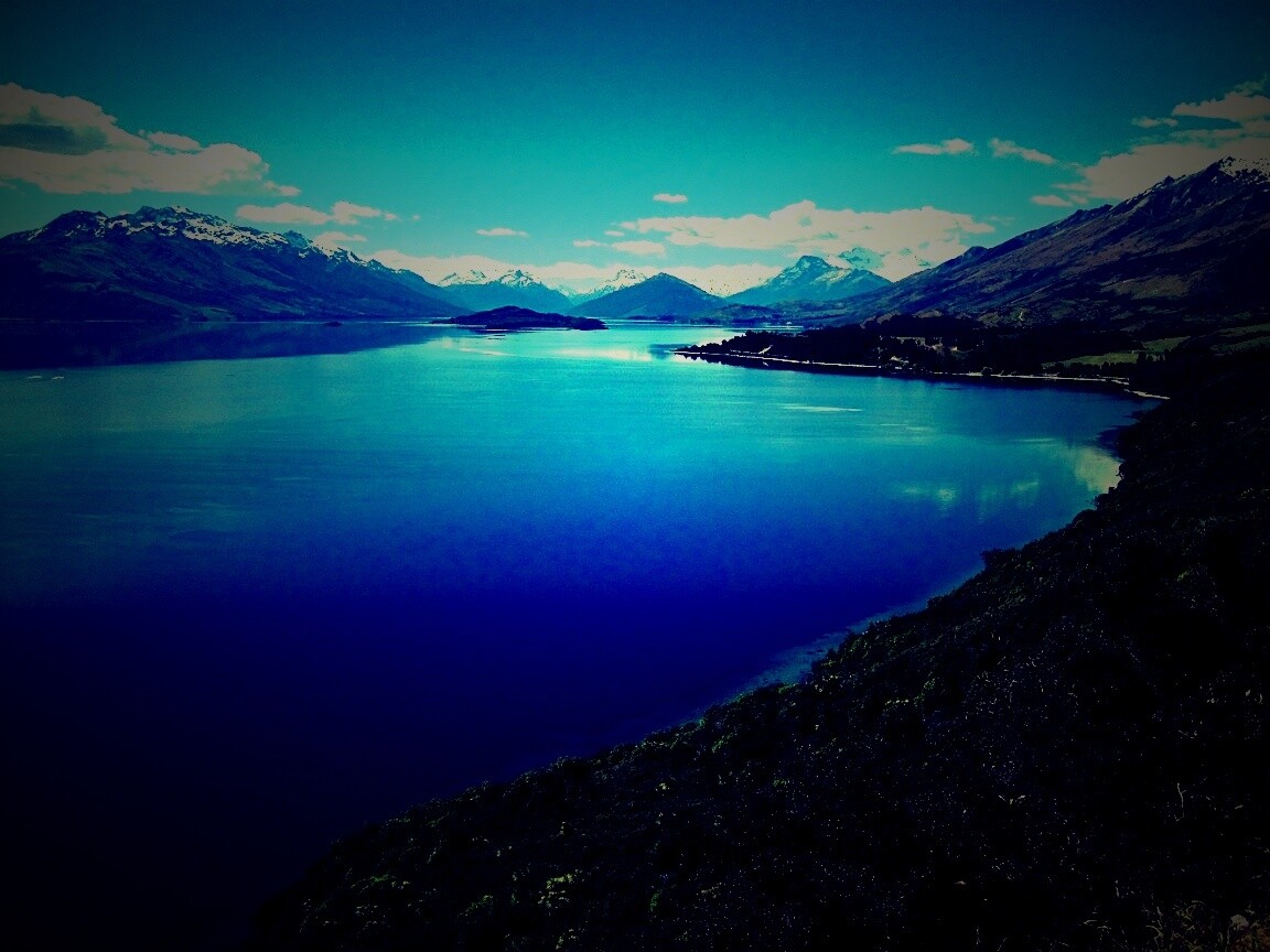 Горное озеро обои