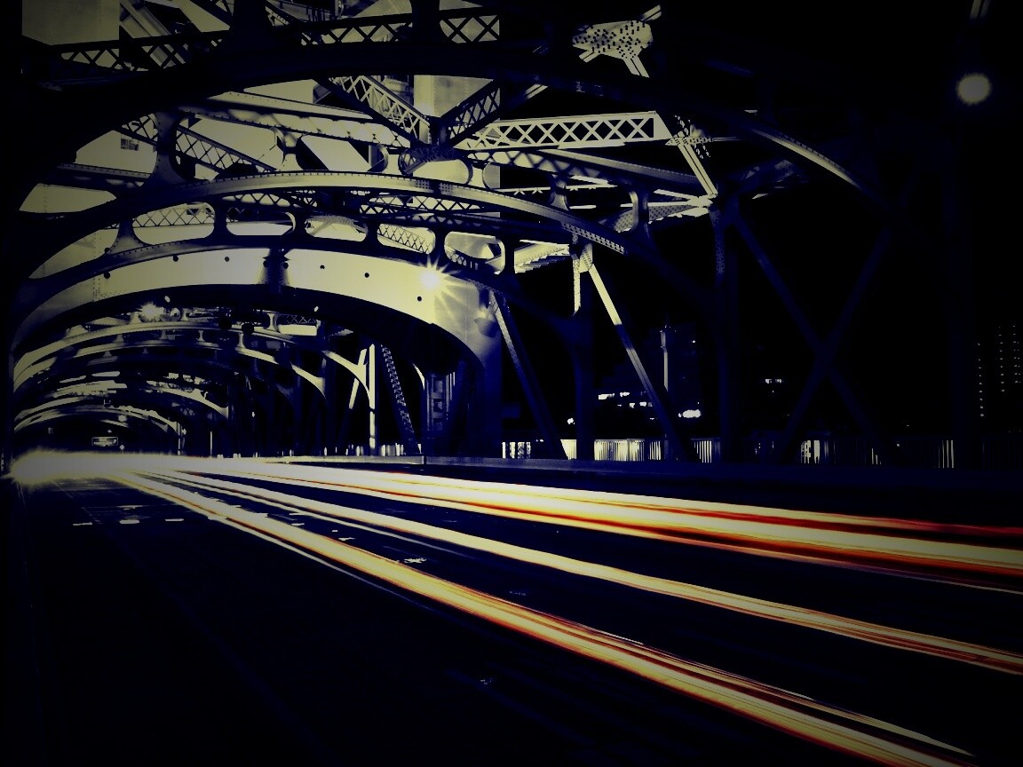 Городской мост в Сакраменто обои