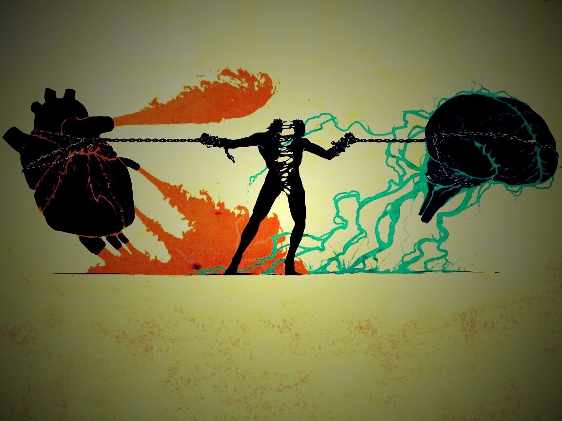 Борьба разума и сердца обои