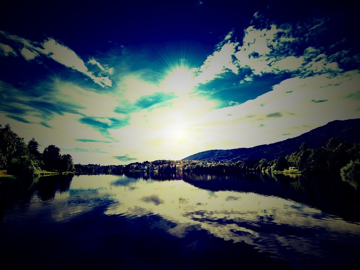 Норвежская река обои