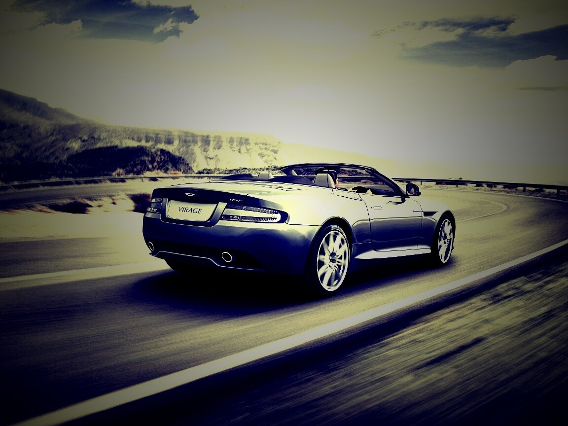 Астон кабриолет обои