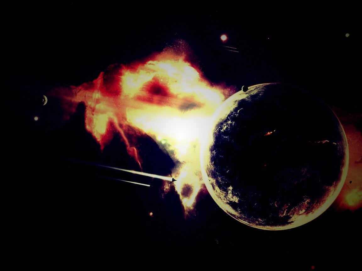 Живописный космос обои