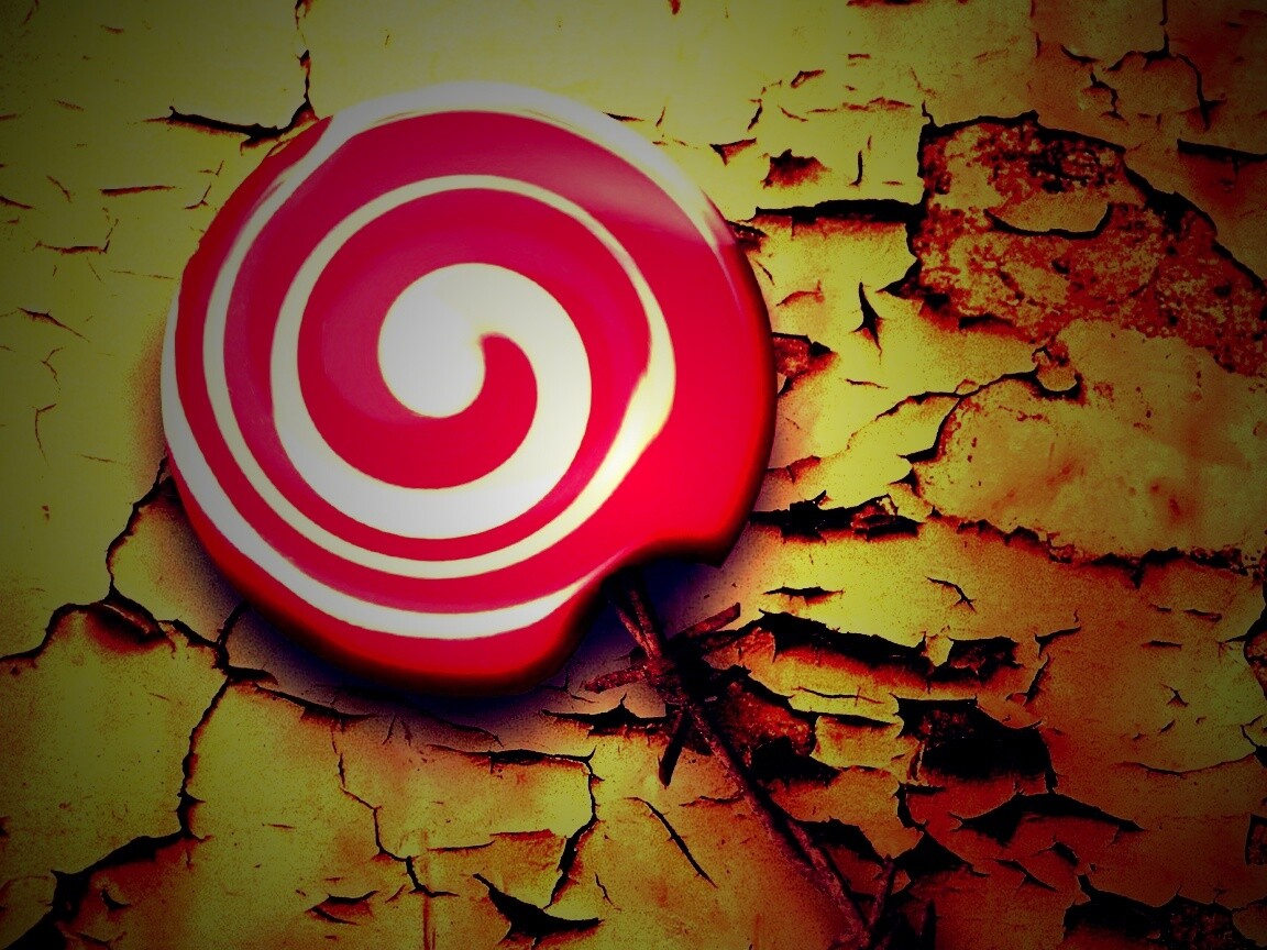 Леденец на палочке обои