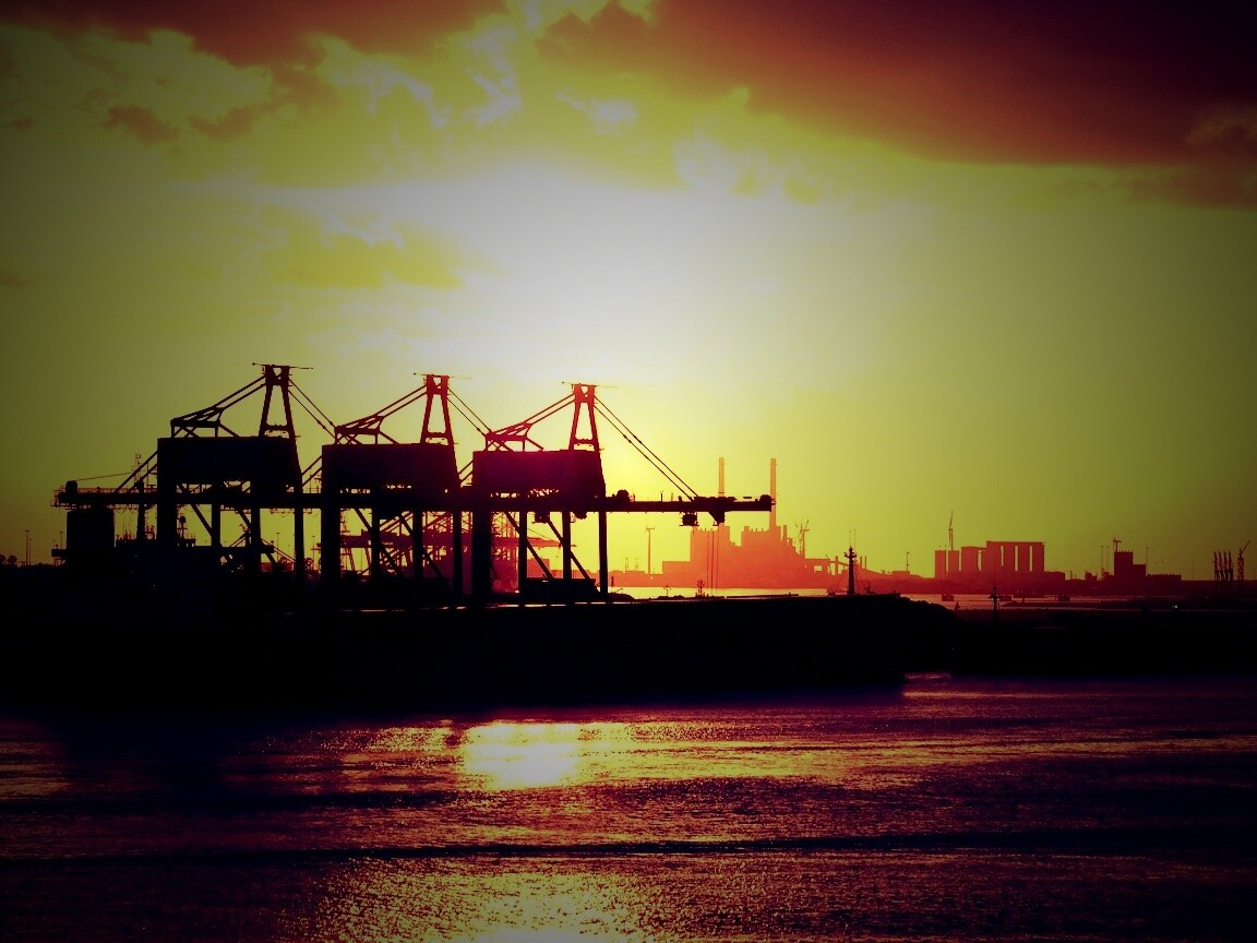 Грузовой порт обои