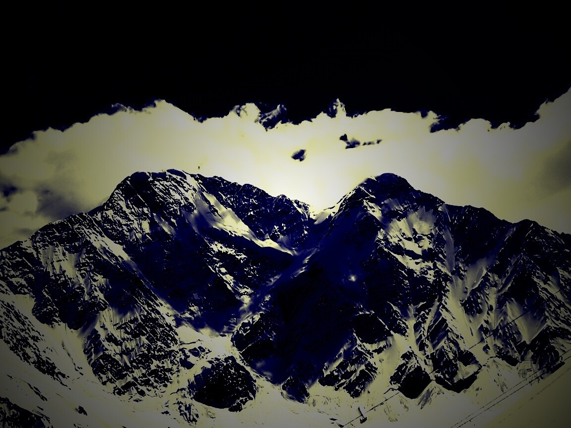 Снежные горы обои